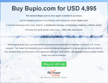 Tablet Screenshot of bupio.com